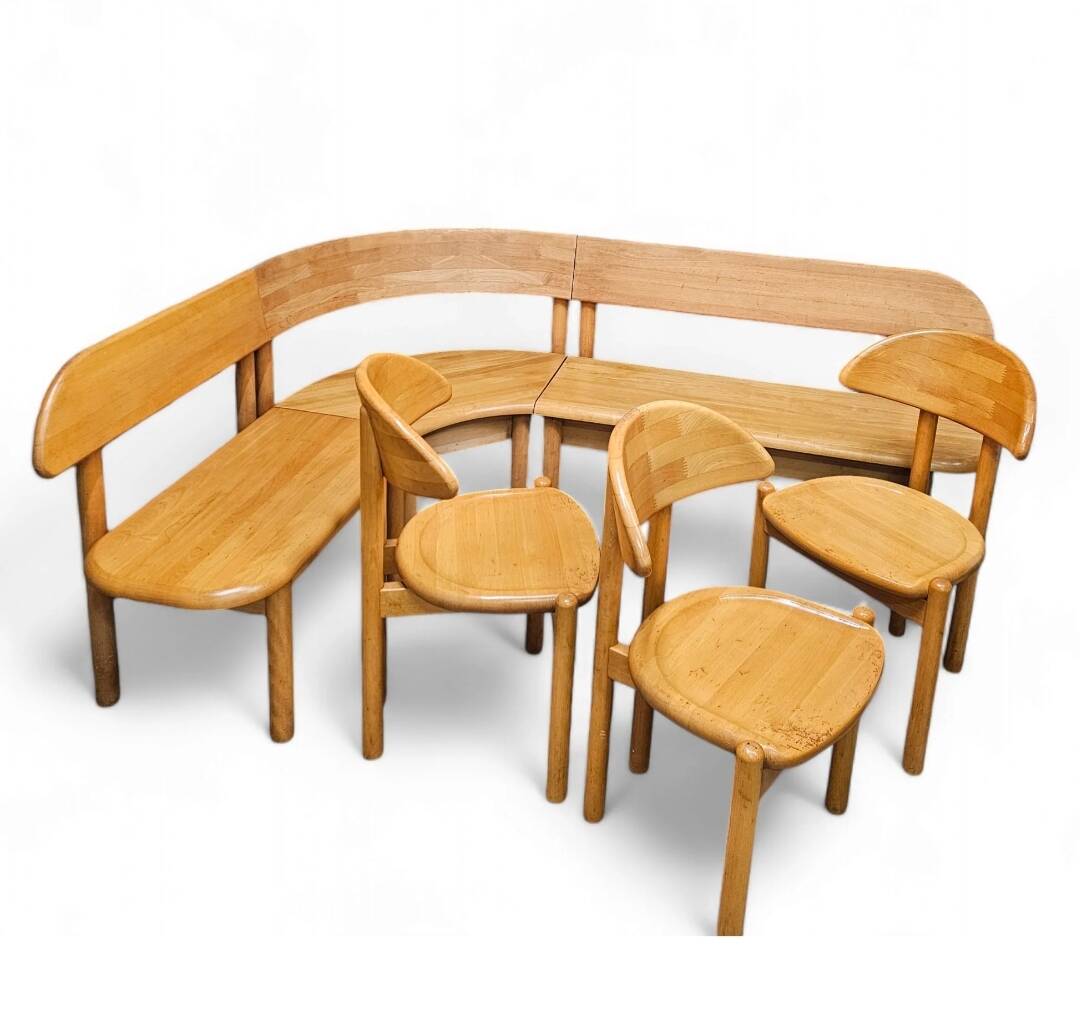 Very rare Ansager mobler set, table , sofa 3x chairs / corner bench