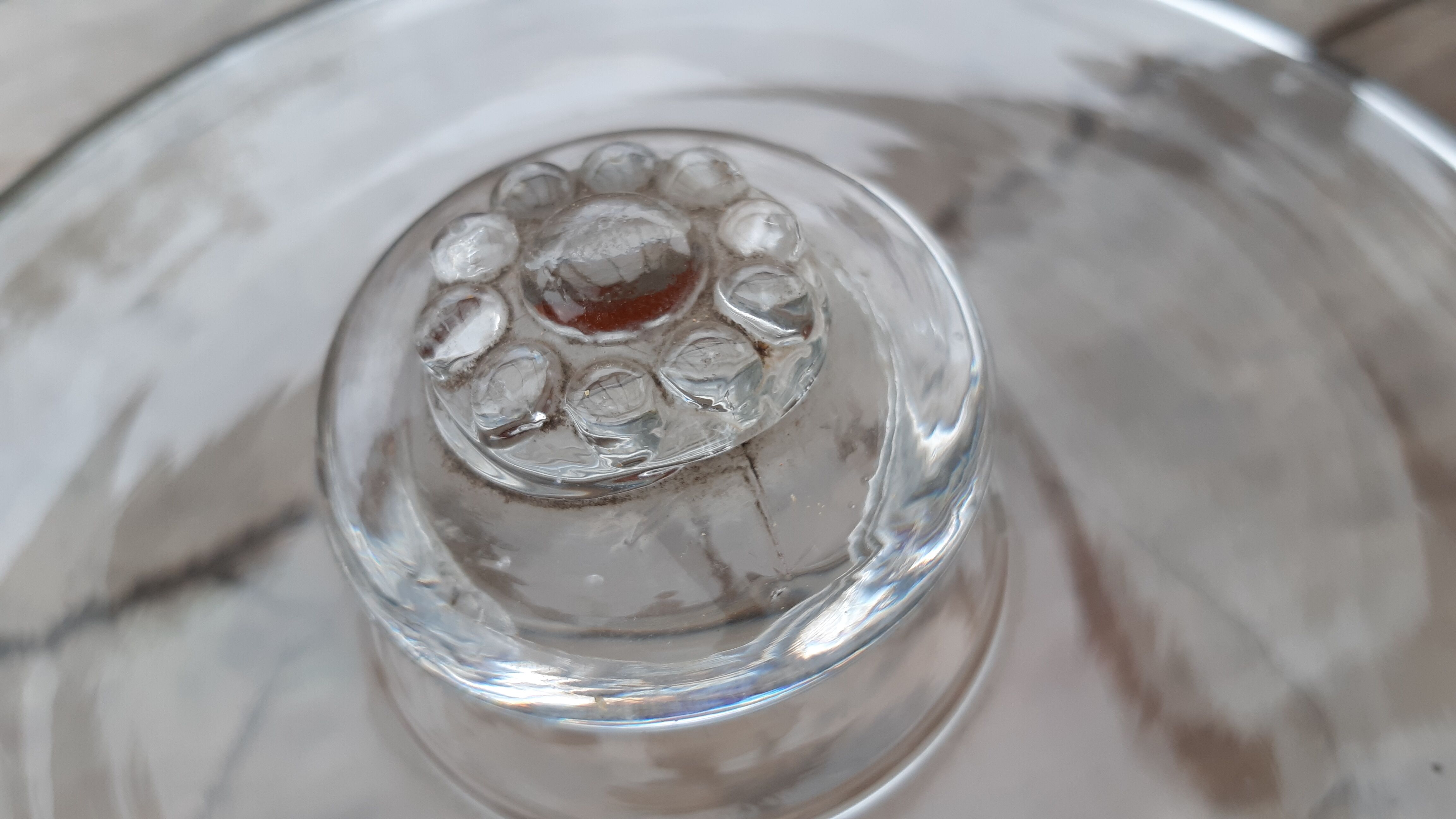 Cloche en verre soufflé fin 19ème