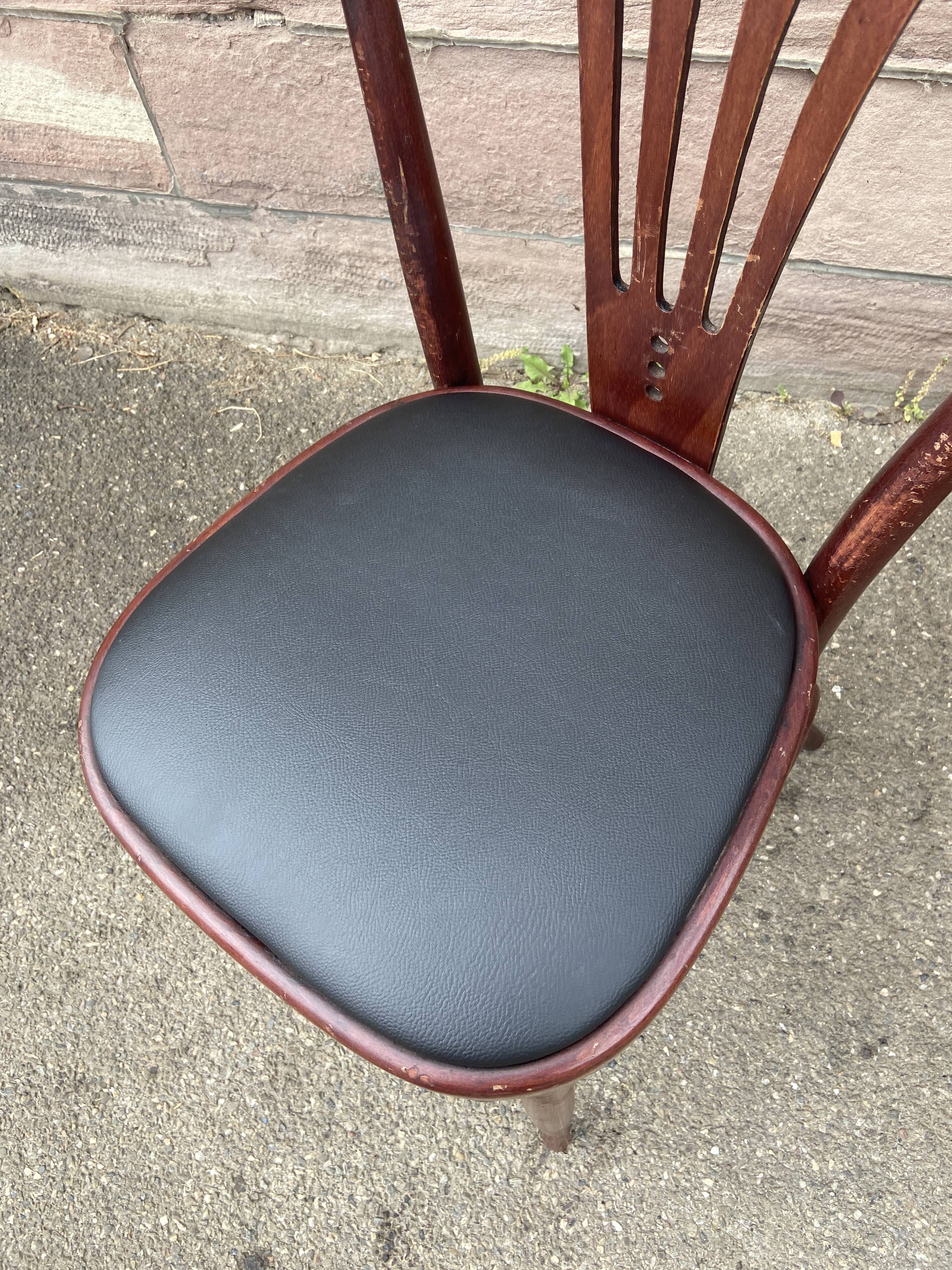 4 Viennese wooden pram chairs from the 1980s