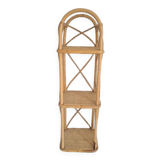 Bamboo wall shelf
