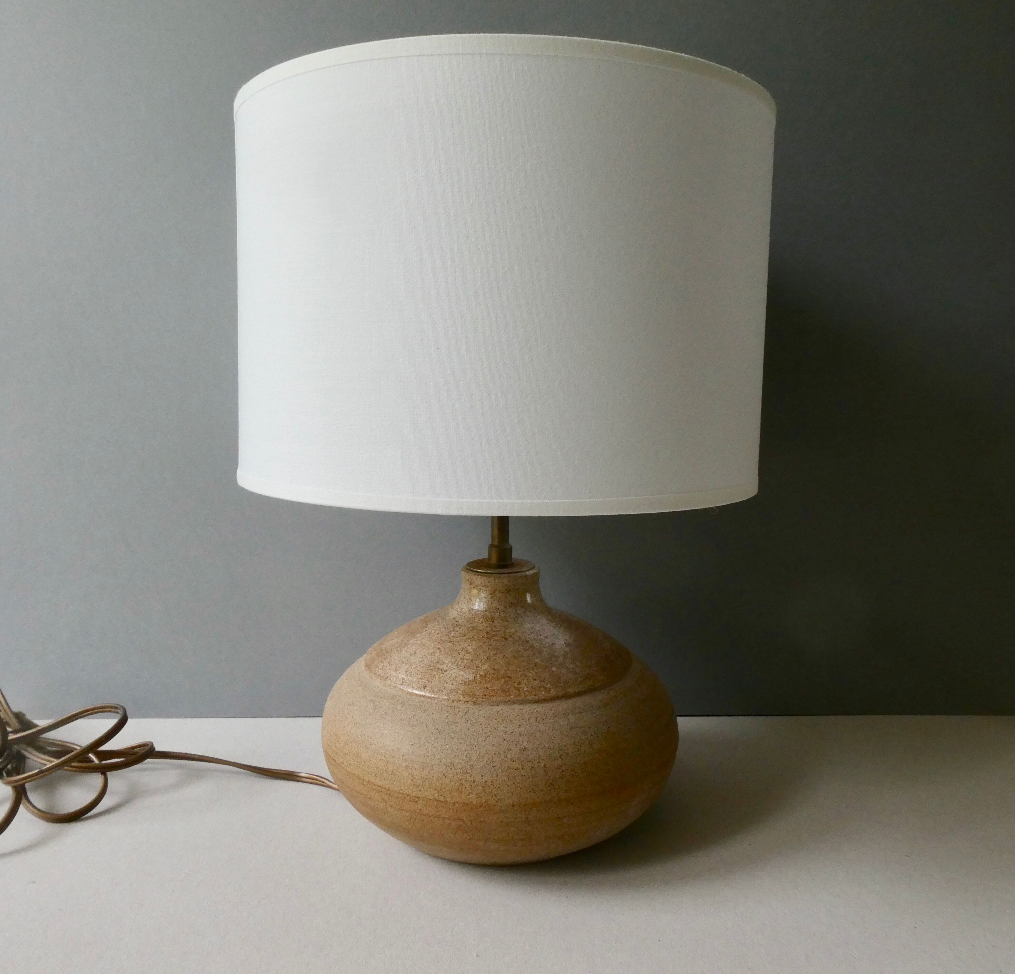 Sandstone lamp from the 50s