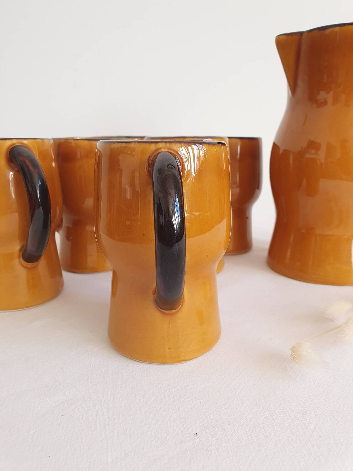 Vintage Vallauris ceramic service