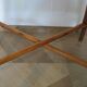 Wooden, bamboo and rattan game table, 1960s