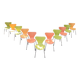 Set of Series 7 chairs by Arne Jacobsen for Fritz Hansen