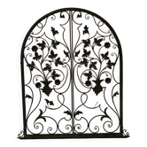 Wrought iron wall gate