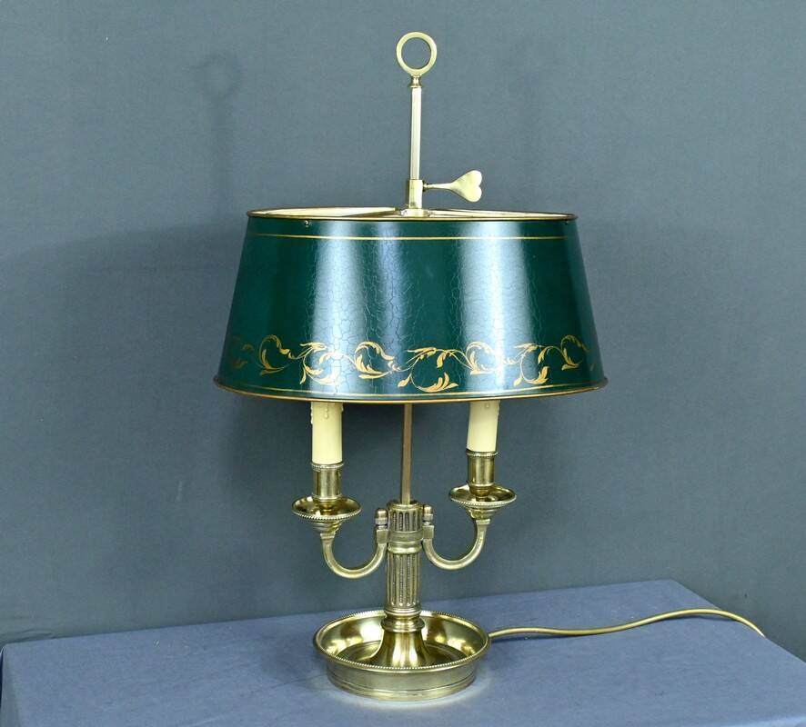 Lampe Bouillotte à 2 Lumières – Début XXe