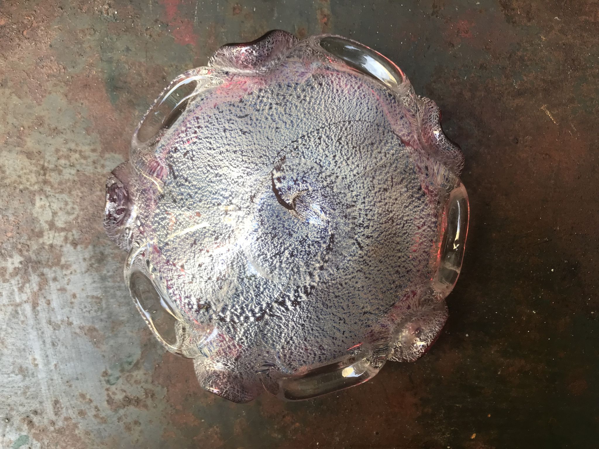 Empty ashtray Murano pocket