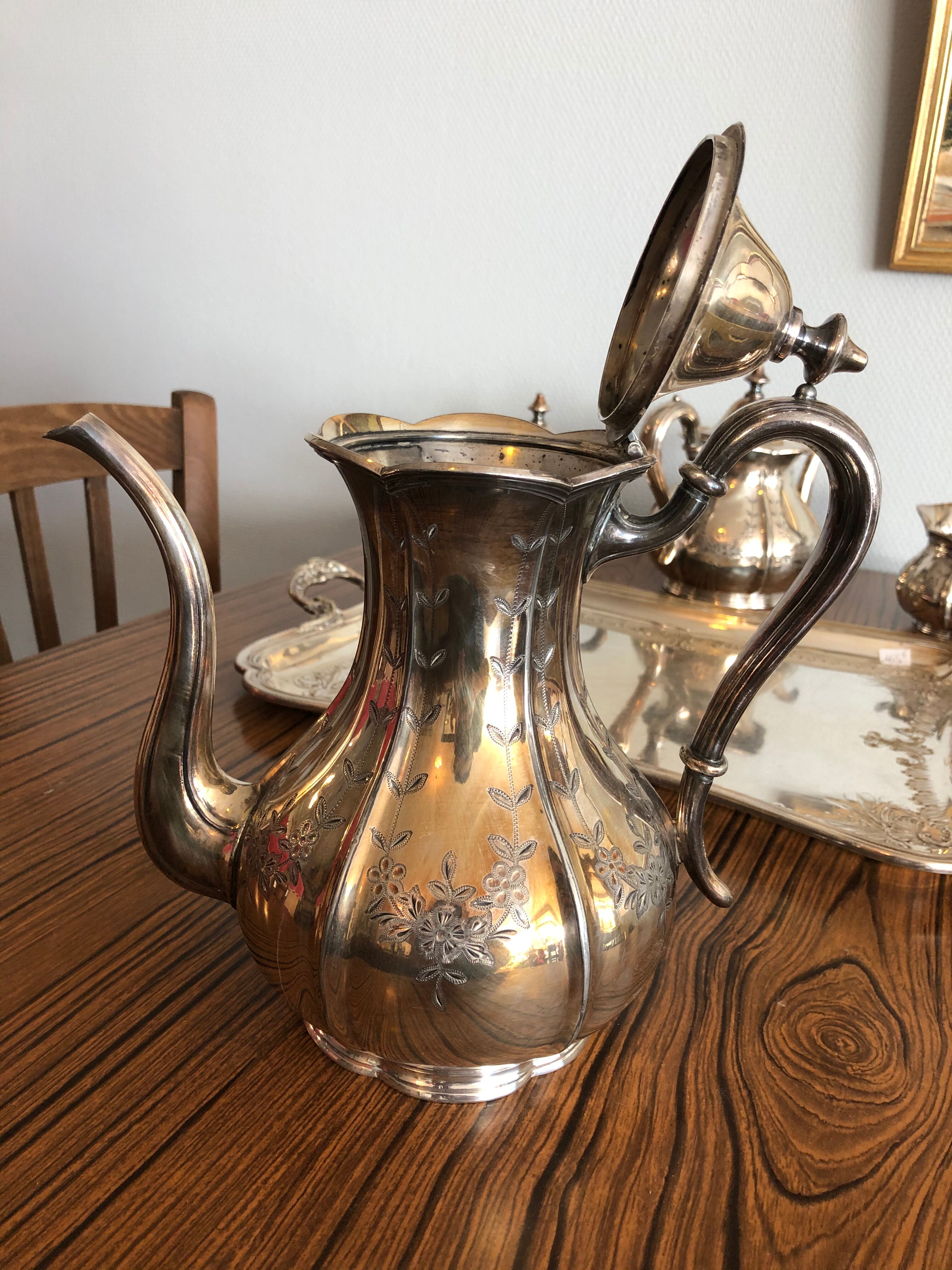 American silver metal tea/coffee service