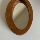 Miroir en pin design asymétrique, 1960