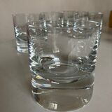 Set of 6 glasses solid cups XXL crystal 1970