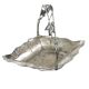 Art Nouveau basket, silver-plated brass, WMF, Germany, early 20th century