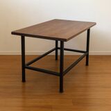 Industrial workshop style desk table