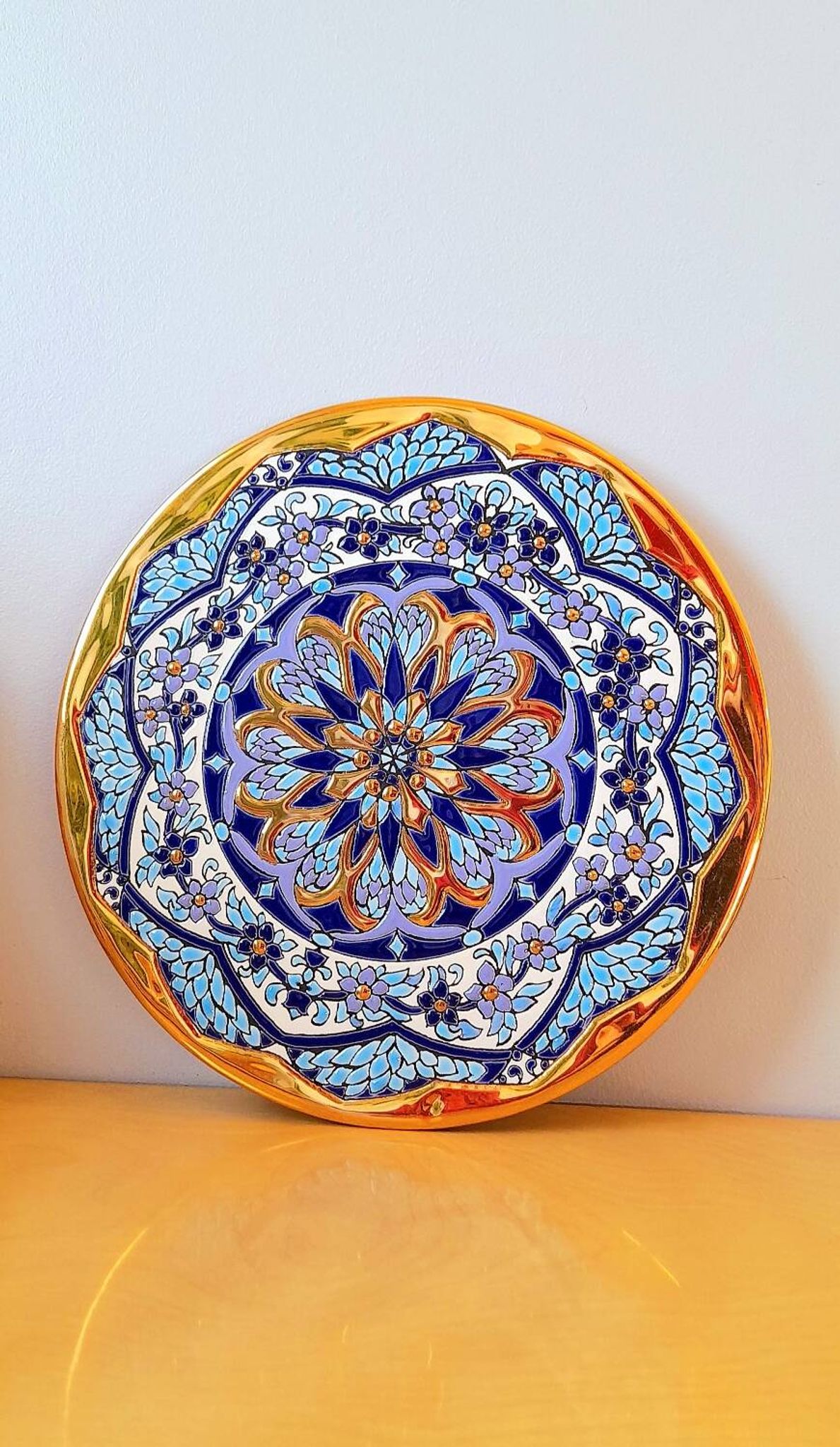 Cearco trivet gilded with fine gold