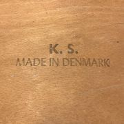 Set of 6 dining chairs by Henning Kjaernulf for Korup Stolefabrik, teak and leather, 1960s.