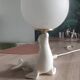 Vintage sea lion lamp