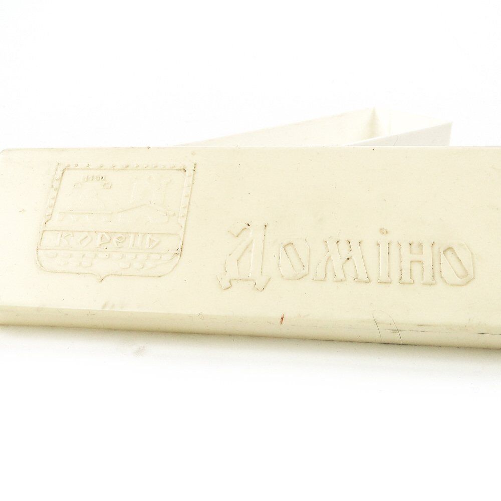 Jeu de dominos postmoderne, URSS, années 1970, ensemble de 28