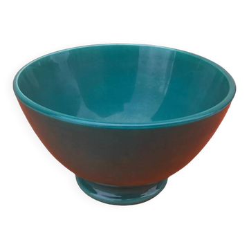 1940s Pedestal bowl Glazed ceramic
