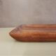Plateau rectangulaire en bois exotique 1950