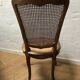 Old wooden chair and caning