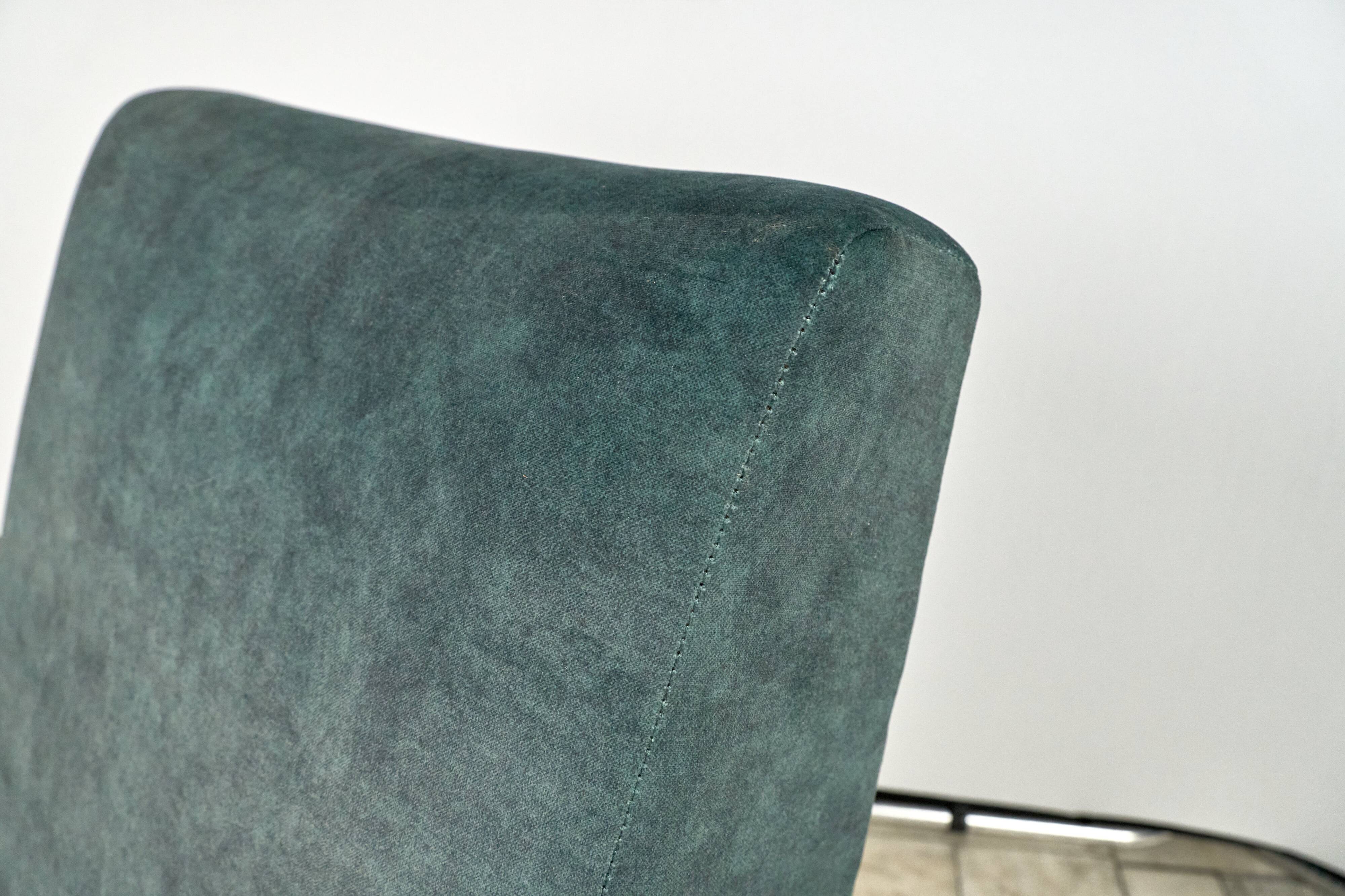 H 410 type C Armchair designed by Jindrich Halabala, 1940s, Czechoslovakia