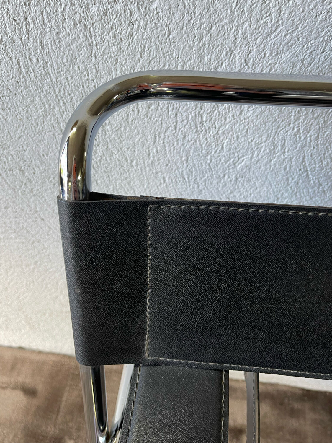 Wassily armchair by Marcel Breuer black