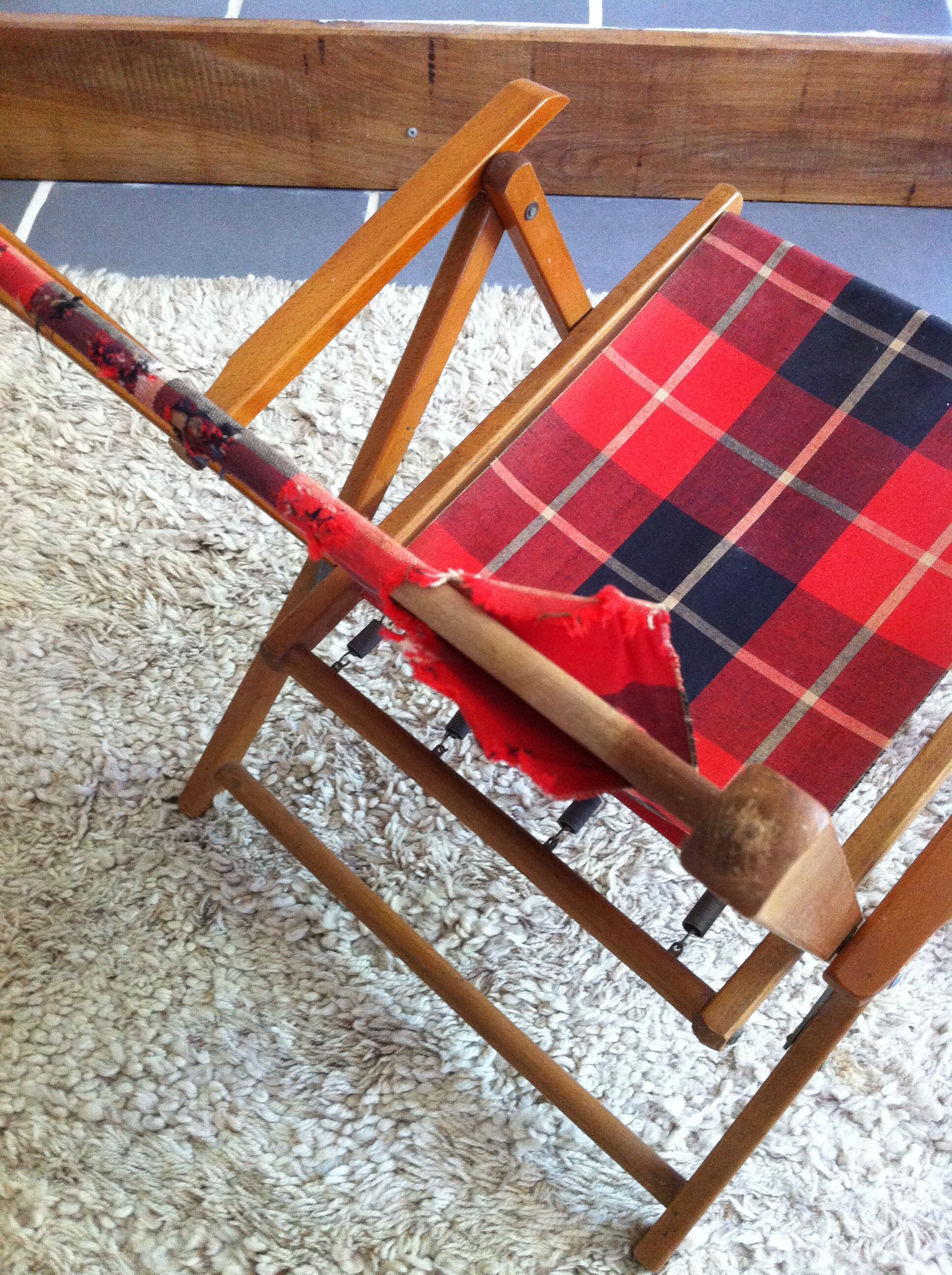 Vintage Folding wooden chair