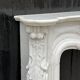 Louis XV style fireplace in Carrara marble circa 1980