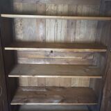 Transition wardrobe in 18th century walnut