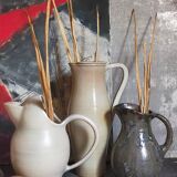Pichet en grès émaillé Jean Dubost à Noron La Poterie années 60