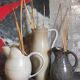 Pichet en grès émaillé Jean Dubost à Noron La Poterie années 60