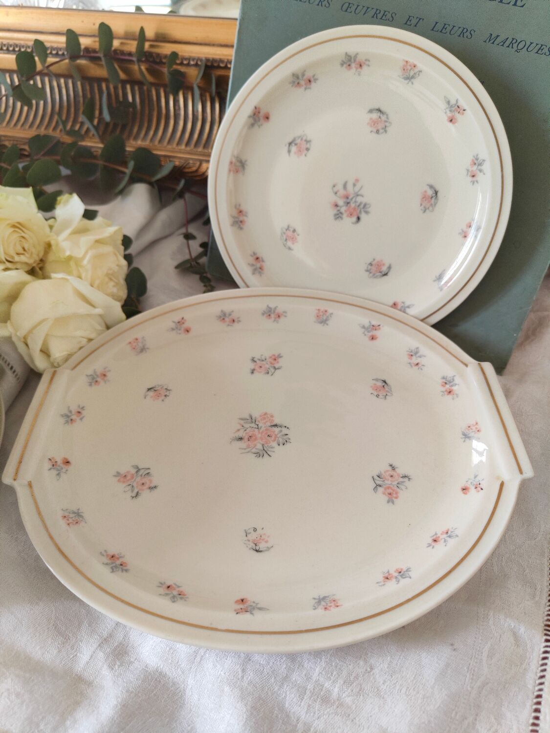 Theodore Haviland porcelain pastry set