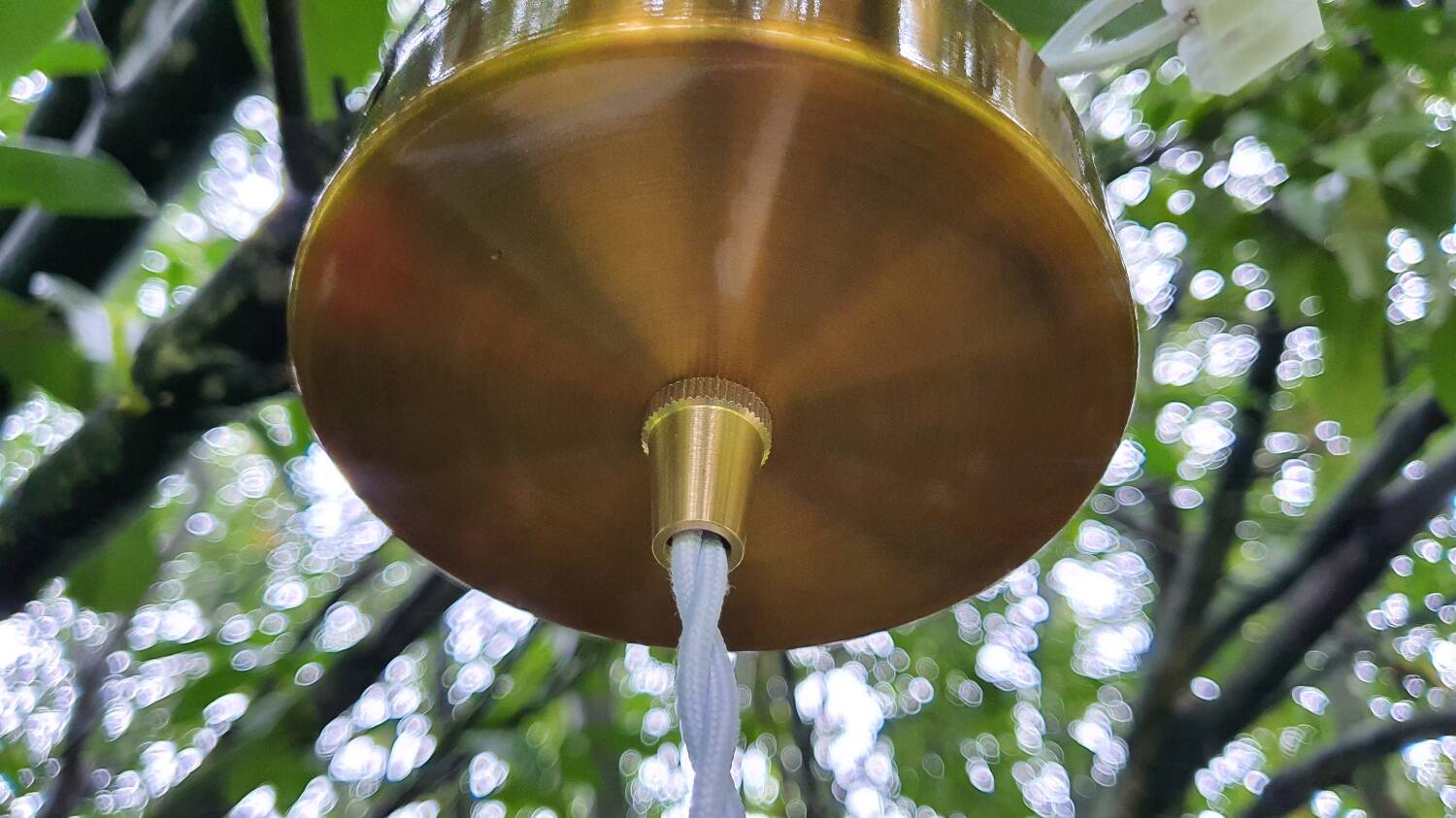 Trio of vintage pendant lights