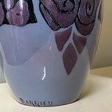 Vase violet de O. Larrieu