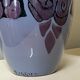 Purple vase by O. Larrieu
