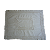 The linen and old lace tablecloth