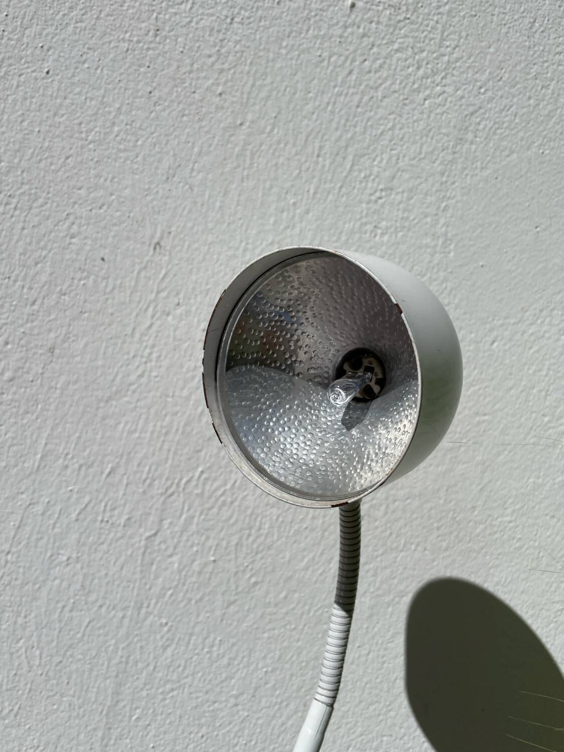 White metal lamp by Brama Italy