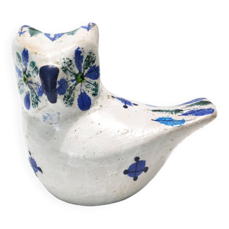 Owl ceramic by Aldo Londi for Bitossi rare 1950