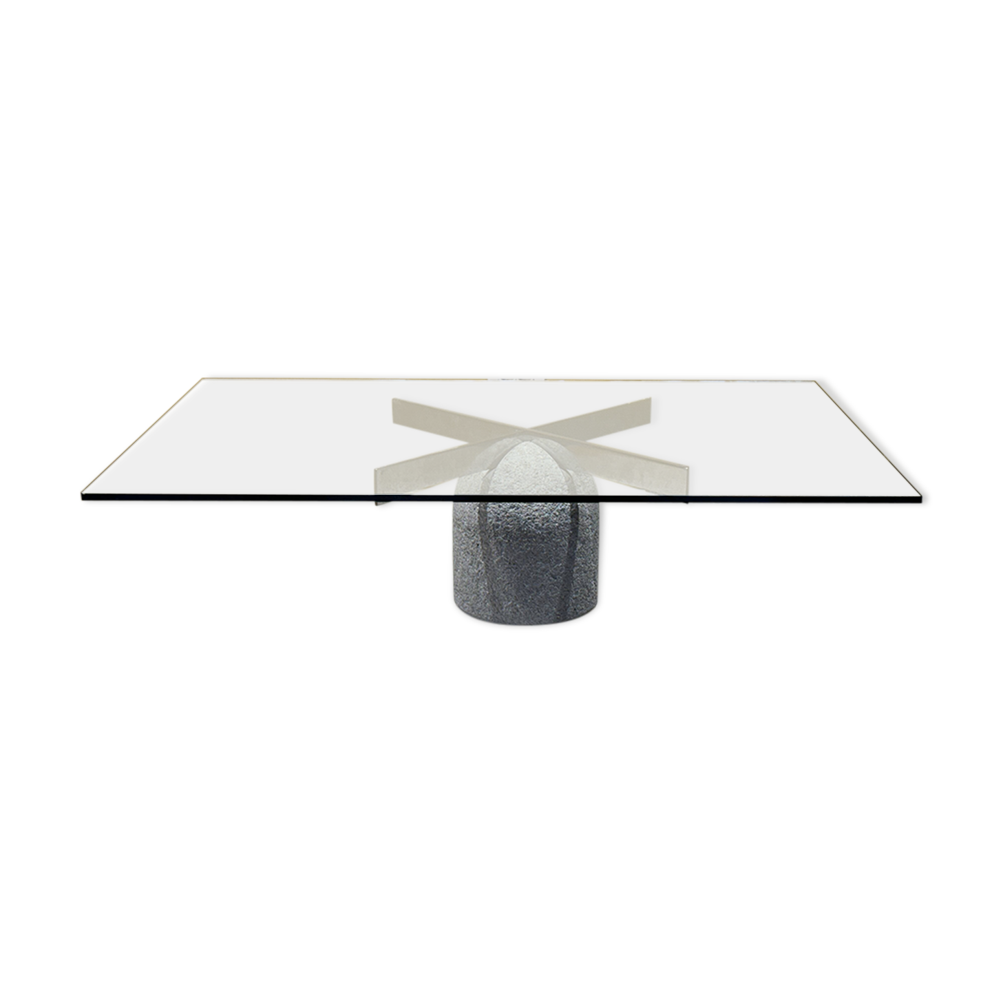 Paracarro Coffee Table By Giovanni Offredi For Saporiti, Italy, 1970's