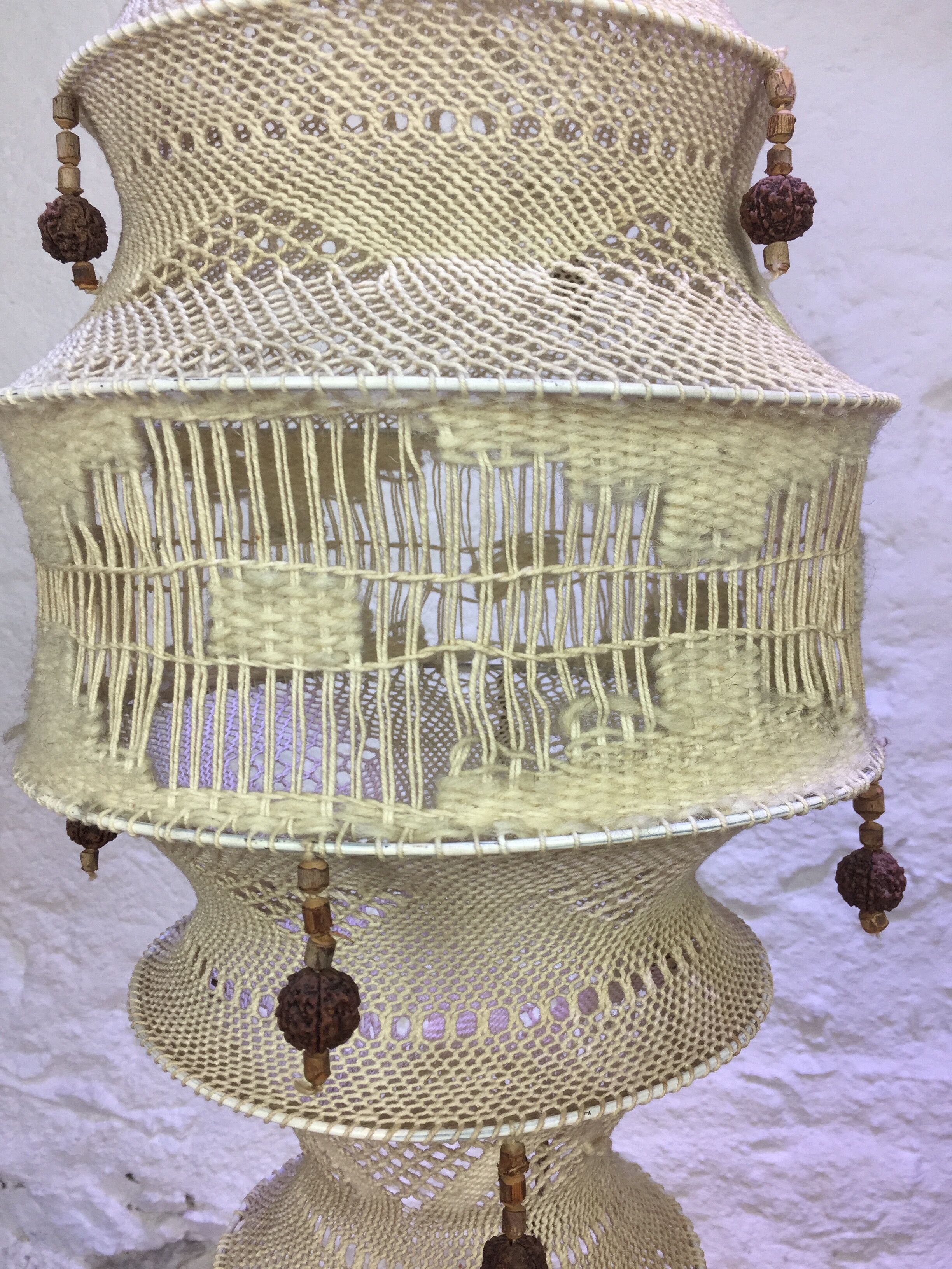 Macramé suspension 60s/70s