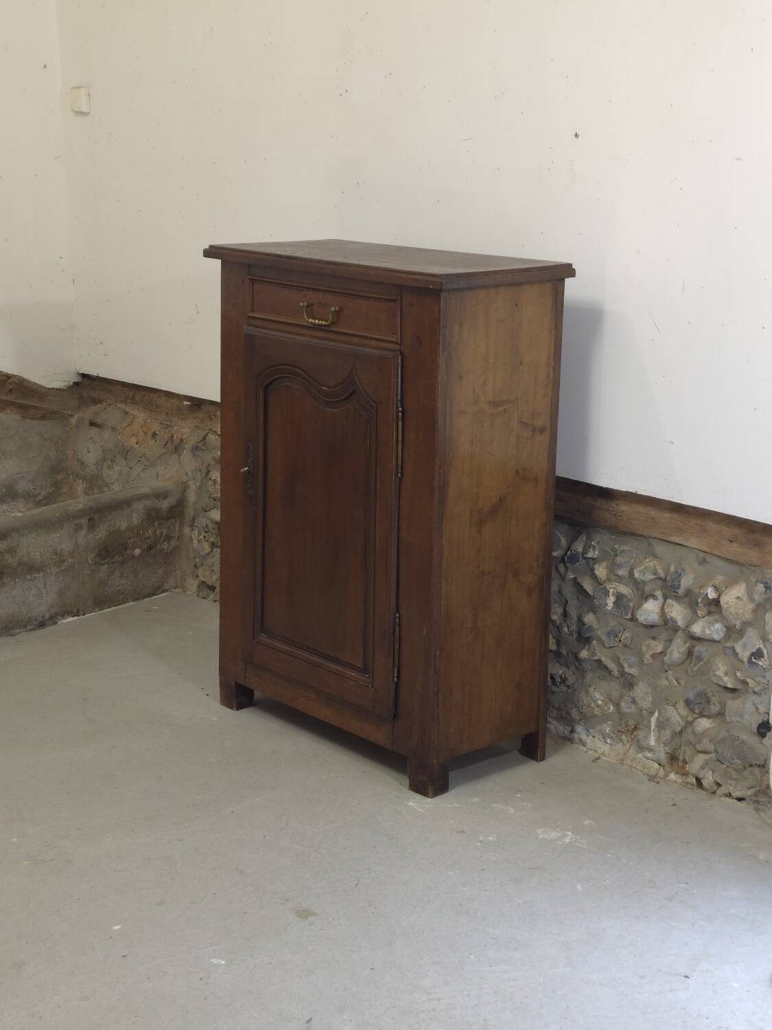 19th century oak jam cupboard