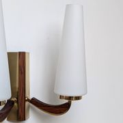 Brass wall light
