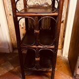 Vintage rattan shelf