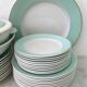 Service plates Lunéville 37 pieces for 10 people