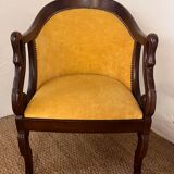 Gooseneck gondola chair