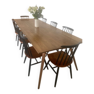 8 Fanett chairs from the 50s