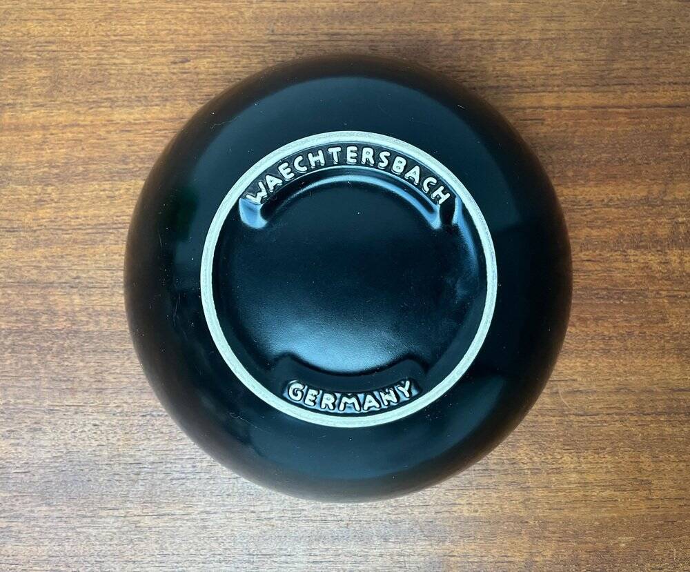Mid-century German minimalist ceramic bowl by Wächtersbach, 1960s.