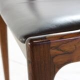 Fauteuil design danois en palissandre grainé par Johannes Andersen