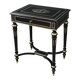 Blackened wood work table, Napoléon III period – 2nd half of the 19th century