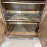 Art Deco bedroom wardrobe in walnut burl, made in the 1940s