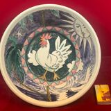 Saladier coq, signature à identifier